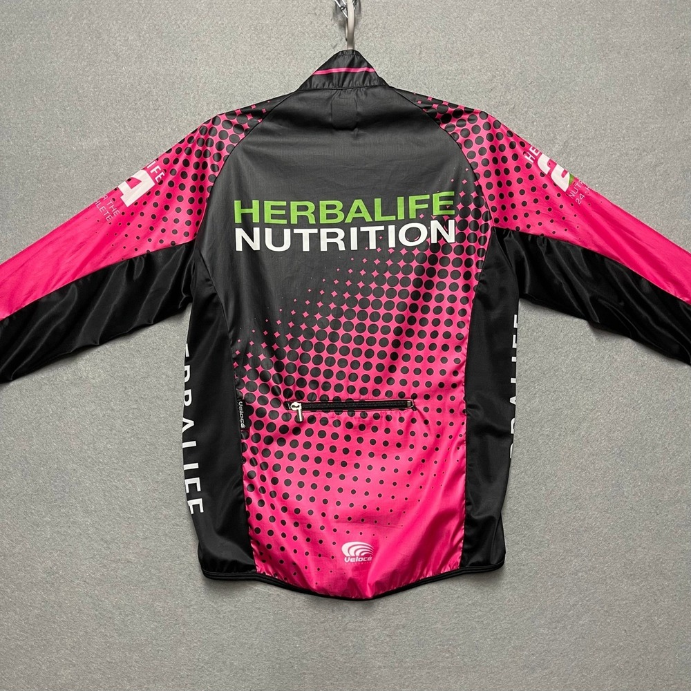 Veloce Cycling Jersey Womens‎ Small Pink Long Sleeve Herbalife Nutrition Oregon - Picture 10 of 16